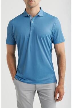 NEW JOHNNIE-O performance jersey polo in carbon fiber
